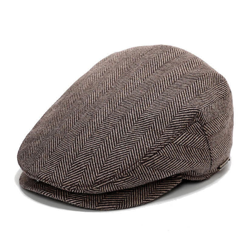 Sport Ivy Flat Cap with Earflap Beret