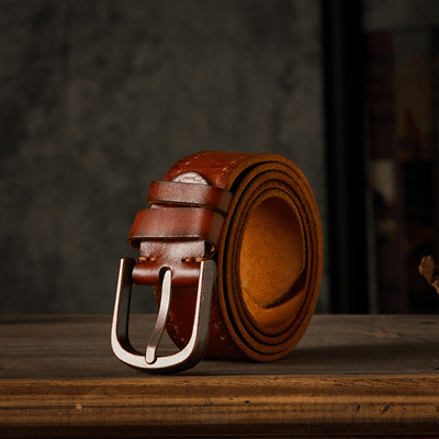 Men's Gorgeous Carving Genuine Leather Belt