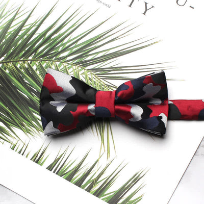 Men's Wild Camouflage Pattern Bow Tie