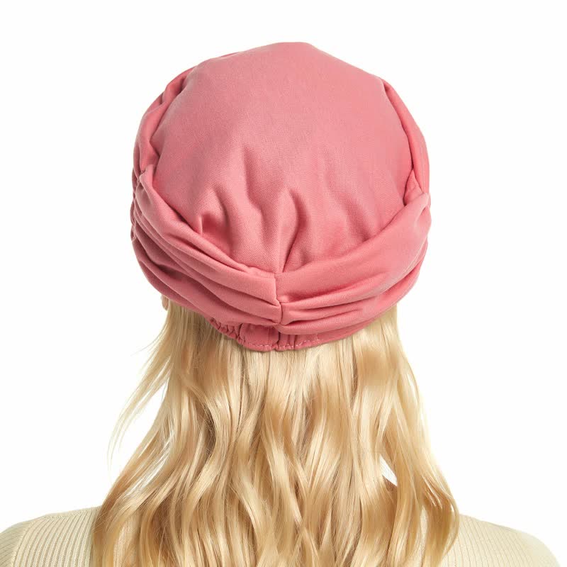 Women's Soft-Brimmed Hat Pleated Baseball Cap