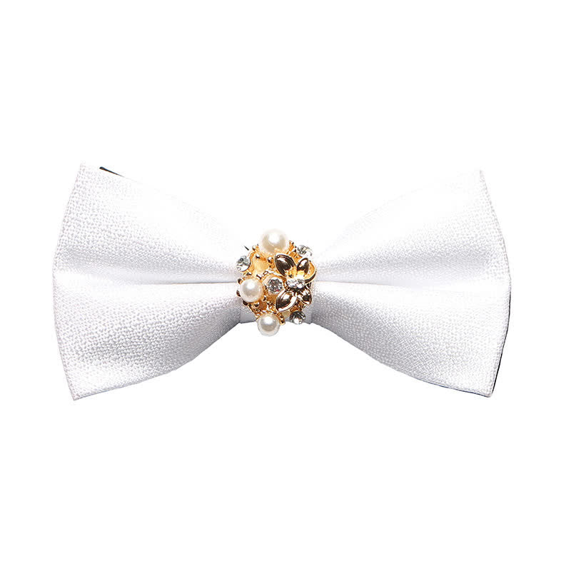 Men's Pearl Formal Tuxedo Bow Tie