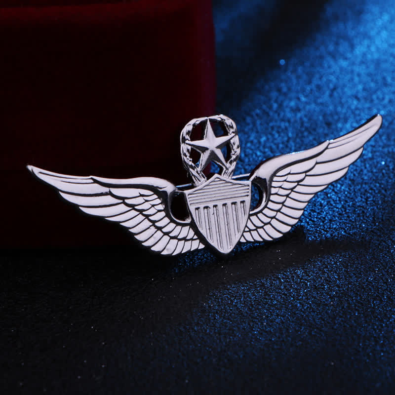 Men's Pilot Wing Badge Brooch