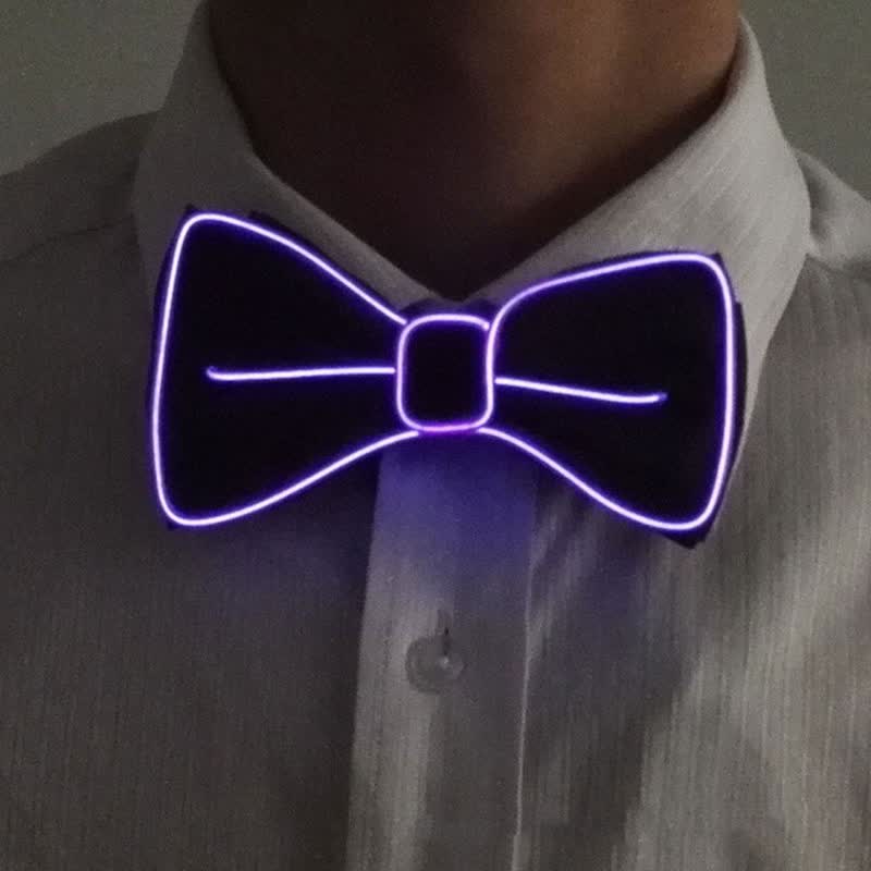 Men's LED Luminous Glowing Bow Tie