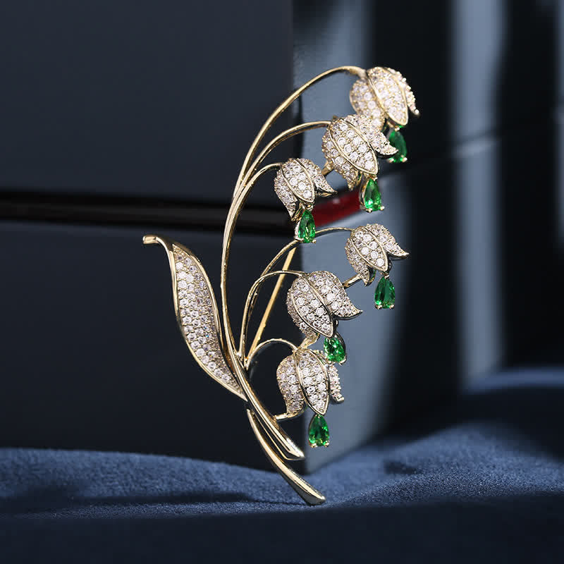 Women's Lily Of The Valley Brooch