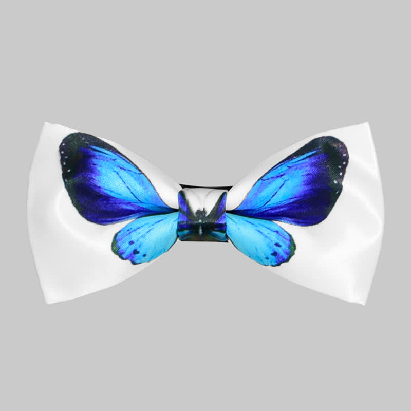 Men's Lifelike Printed Butterfly Bow Tie