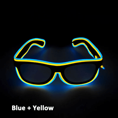 Double Colors Decorative Party Glowing LED Glasses