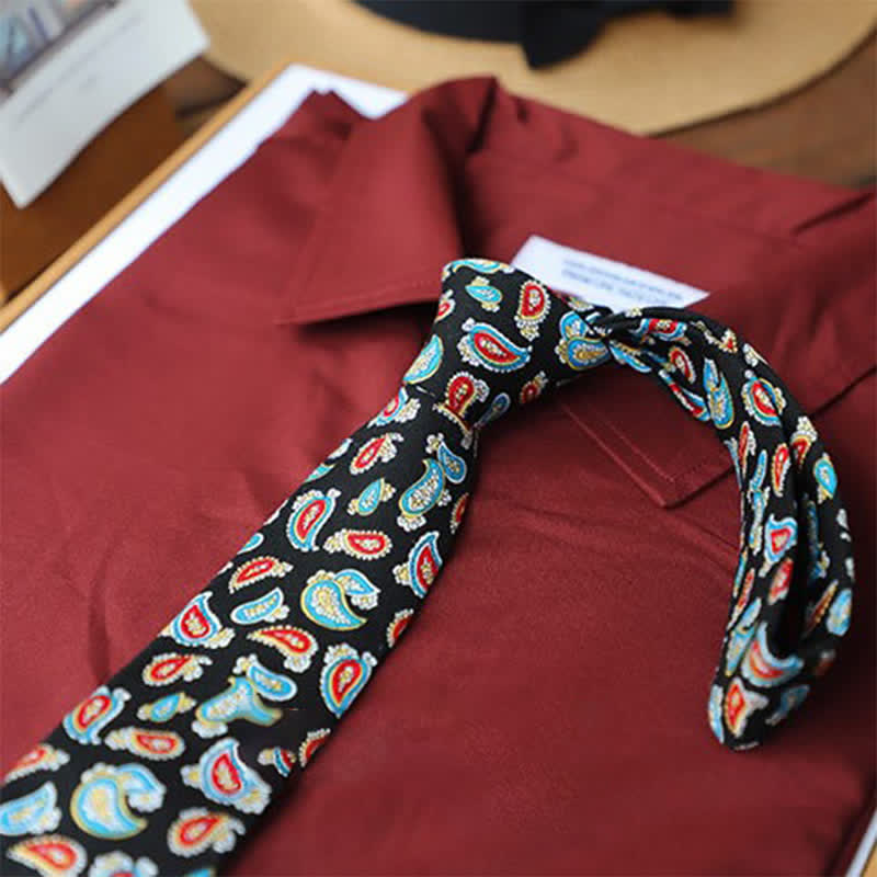 Men's Vivacious Classic Paisley Necktie