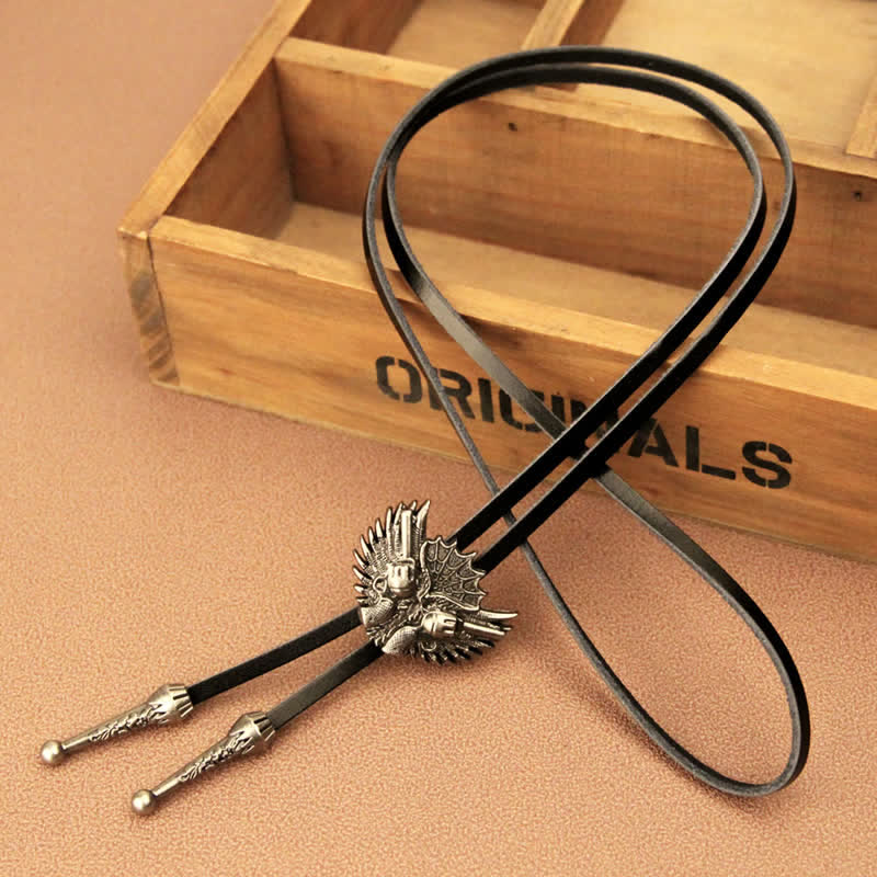 Double Guns Wings Casual Bolo Tie