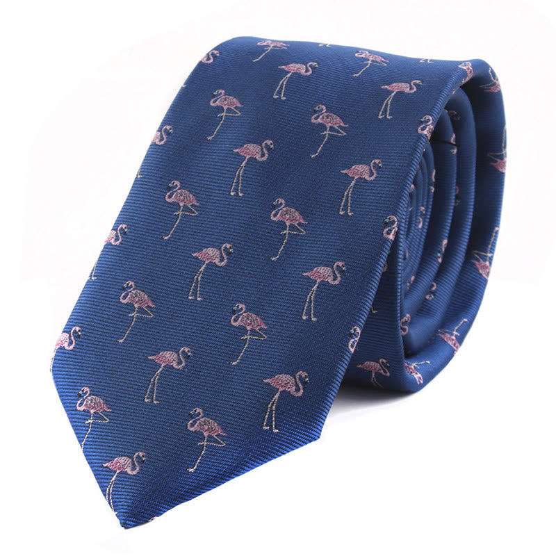 Men's Animals Poker Motifs Necktie