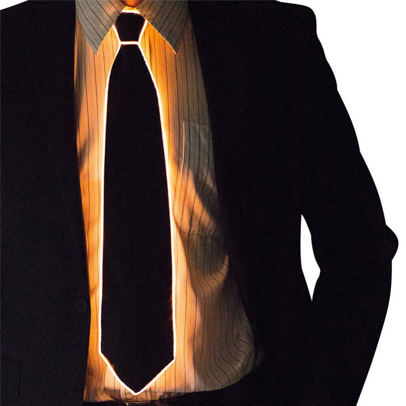 Funny Neon LED Colorful Glowing Necktie