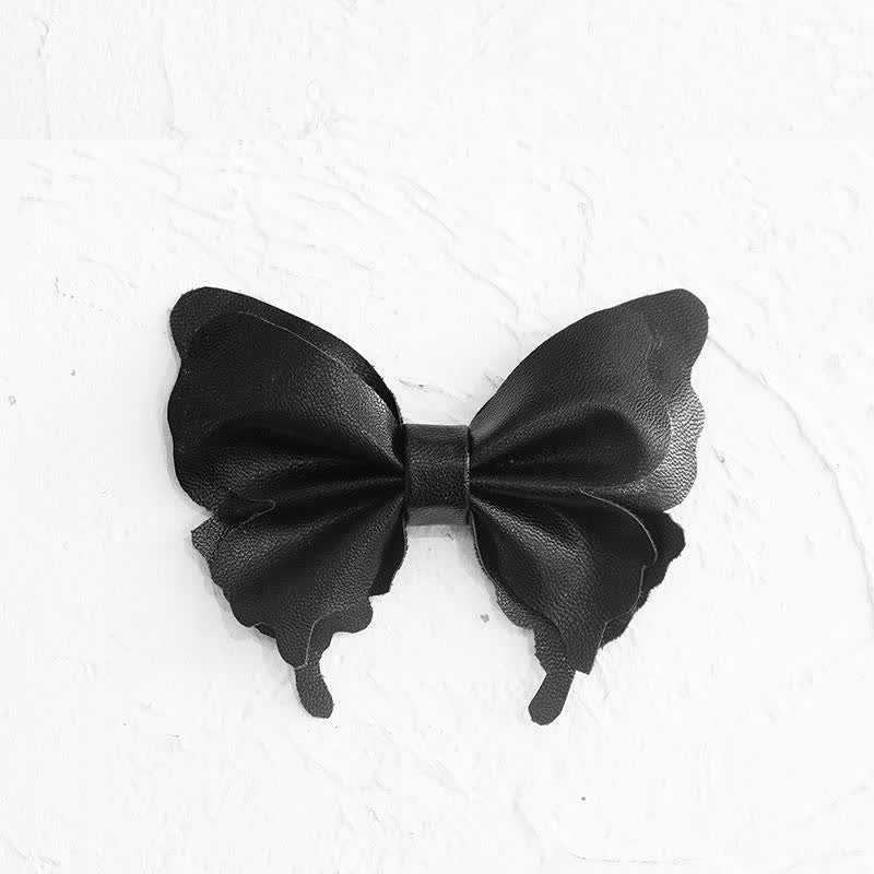 Men's Butterfly Vegetable-tanned Leather Bow Tie