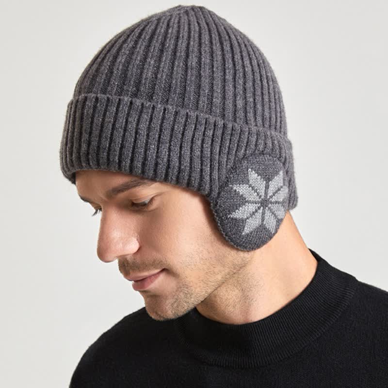Unisex Winter Warm Thickened Beanie Knitted Hat