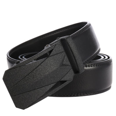 Men's Formal Daily Outdoor Automatic Buckle Leather Belt