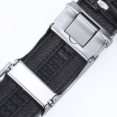 Men's Luxury Crocodile Skin Pattern Leather Belt