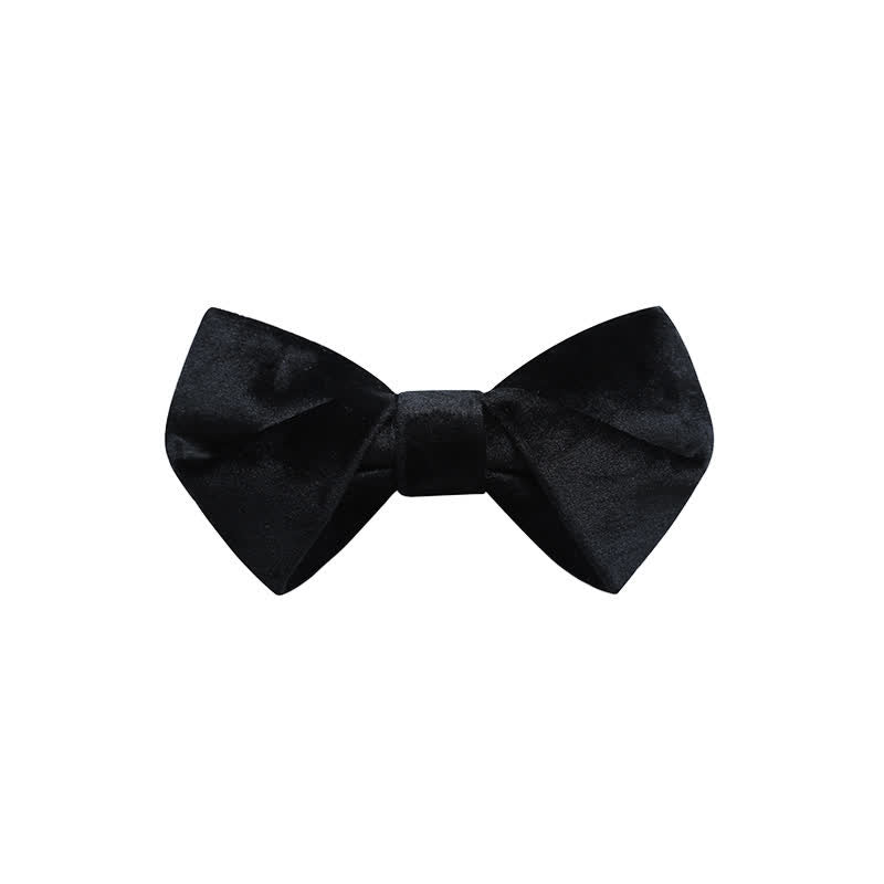 Men's Stylish Twist Velvet Bow Tie