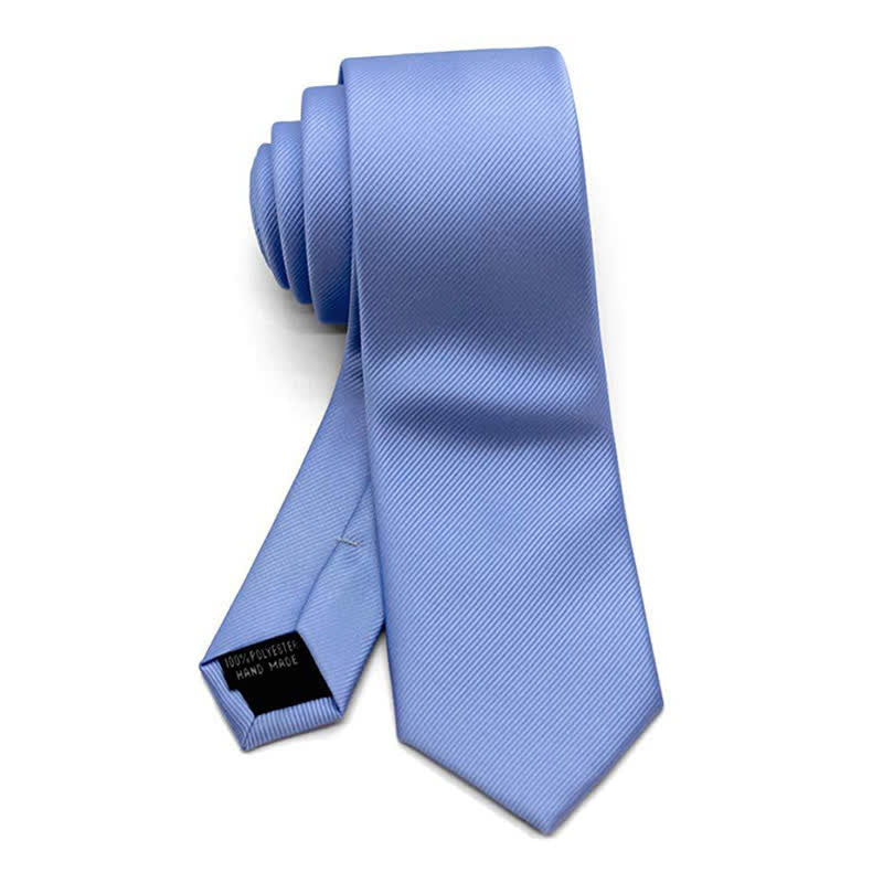 Men's Solid Color Formal Slim Necktie