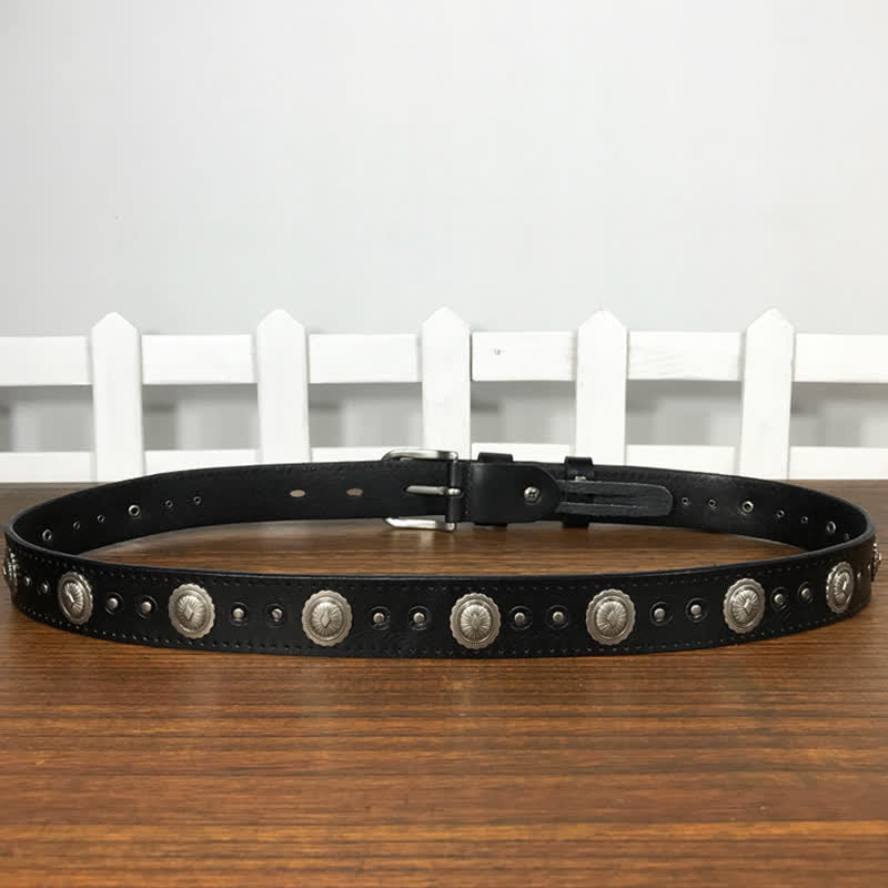 Punk Rock Heavy Metal Rvet Studded Leather Belt