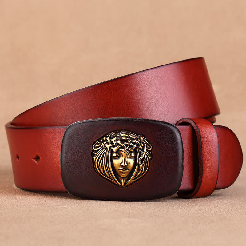 Men's Mysterious Medusa Retro Leather Belt