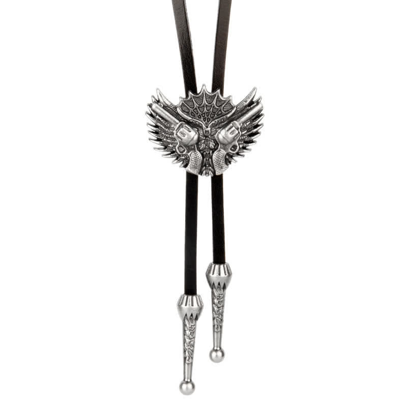 Double Guns Wings Casual Bolo Tie