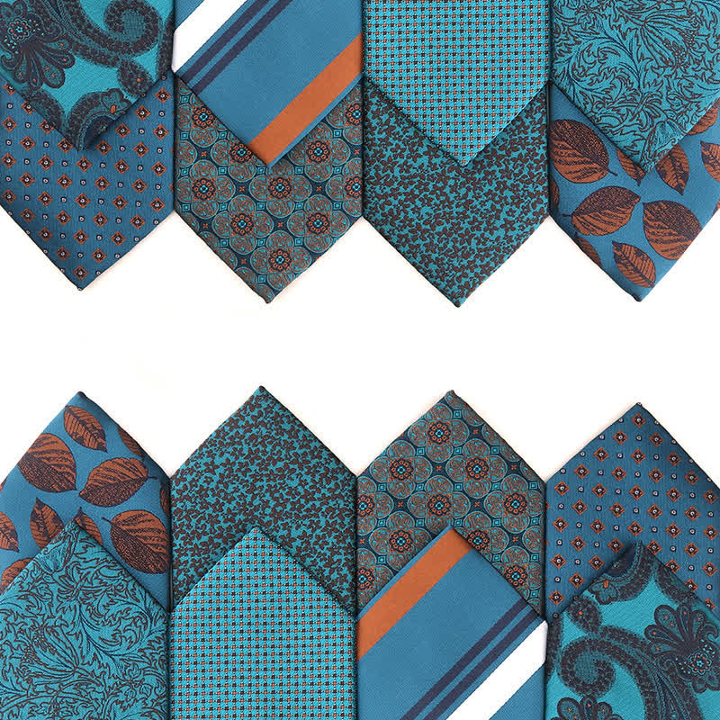 Men's Business Lake Blue Series Necktie