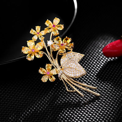 Women's Temperament Bouquet Brooch