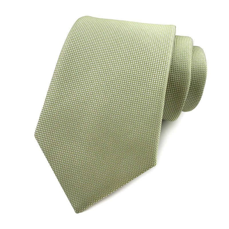 Men's Simple Solid Color Skinny Necktie