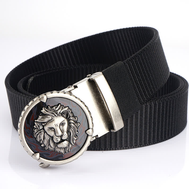 Men's Jungle Lion King Nylon Belt