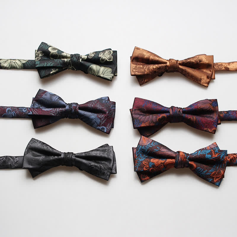 Men's Multi Styles Floral Printed Prom Bow Tie
