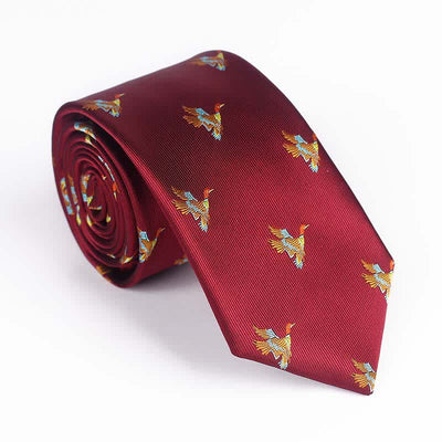 Men's Flying Bird Embroidered Necktie