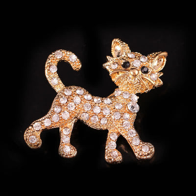 Women's Cute Kitty Cat Brooch