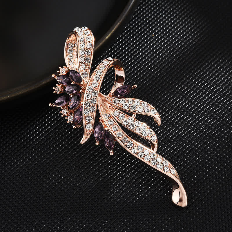 Women's Charming Bauhinia Flower Brooch