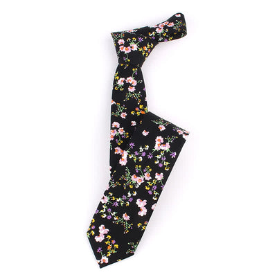 Men's Colorful Tropical Floral Necktie