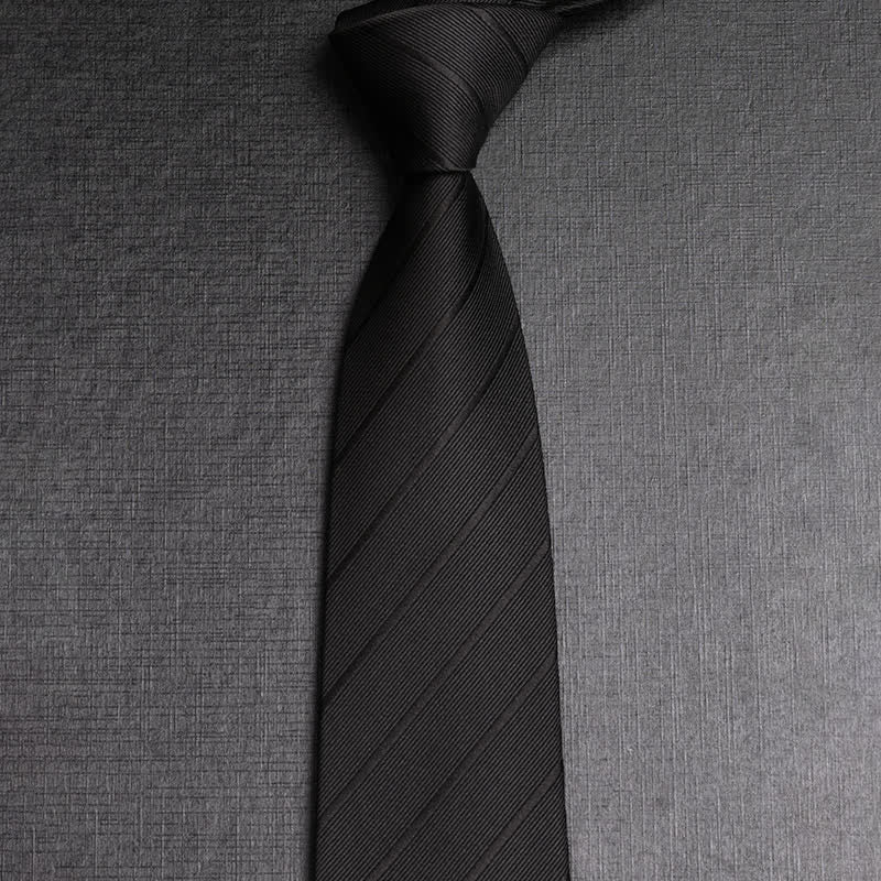 Men's Dark Colored Twill Business Necktie