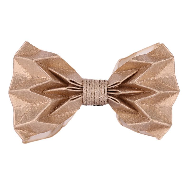 Men's Creative Environmental Kraft Paper Bow Tie