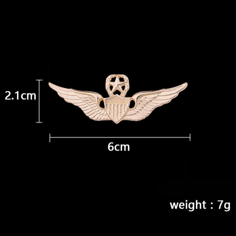 Men's Pilot Wing Badge Brooch