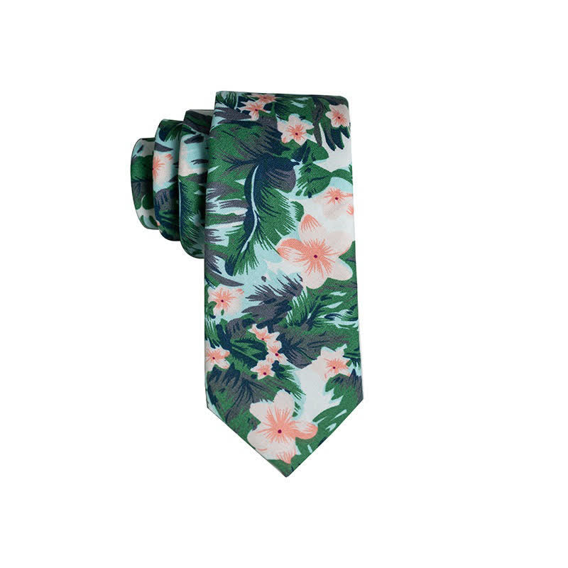 Men's Hawaii Beach Floral Necktie