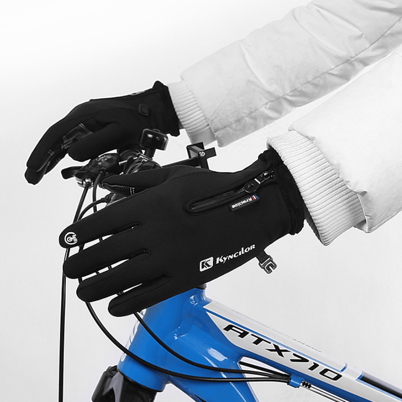 Outdoor Cycling Waterproof Zipper Tactical Gloves