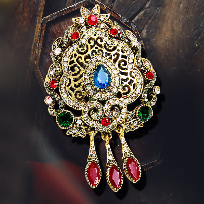 Women's Exotic Bohemian Waterdrop Brooch