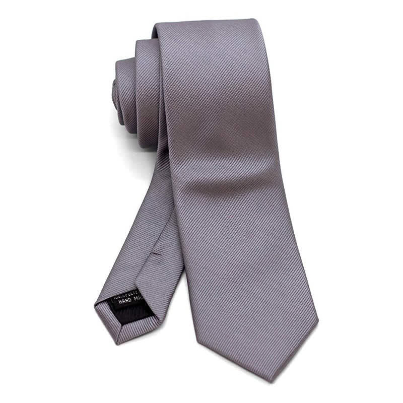 Men's Solid Color Formal Slim Necktie