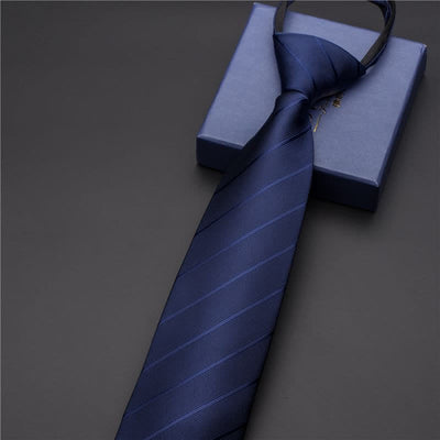 Men's Business Zipper Tie Novelty Necktie