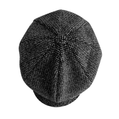 Tiny Checks Gatsby Beret Octagonal Cap