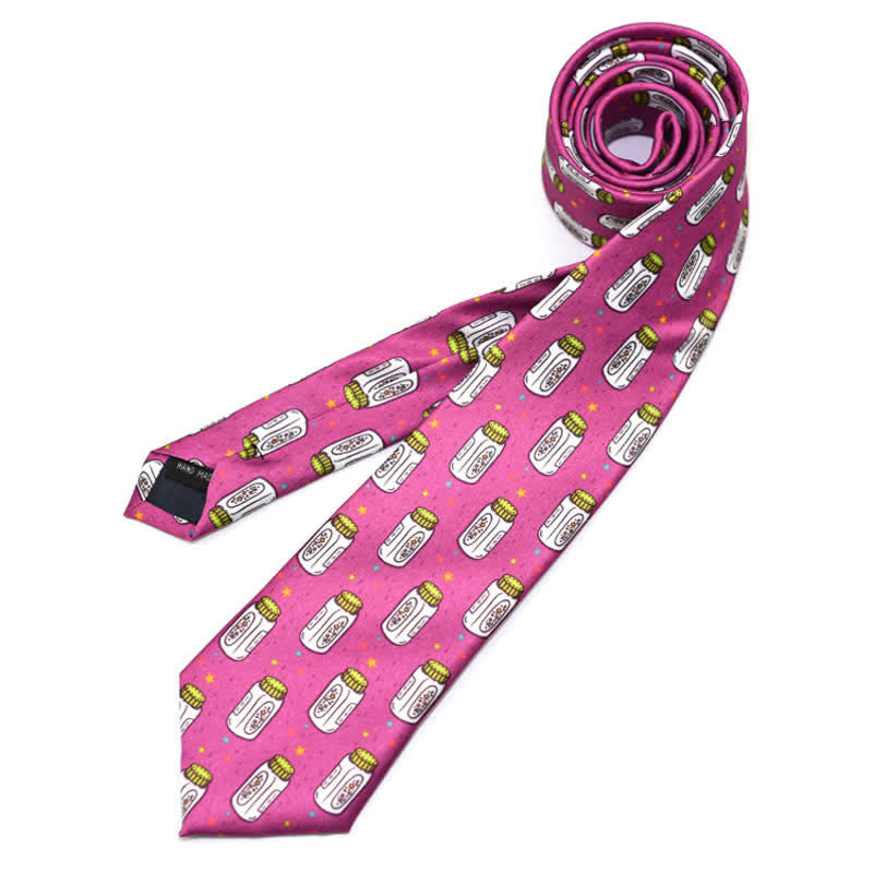 Men's Creative Funny Printed Necktie