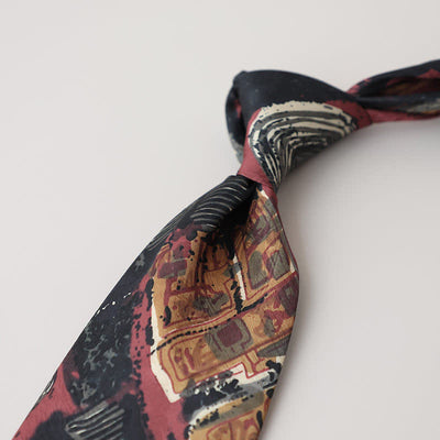 Men's Classical Abstract Painting Necktie