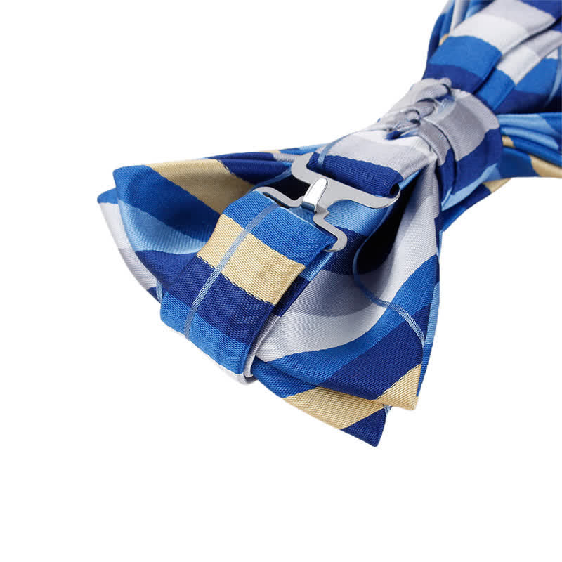 Men's Captivating Bright Striped Bow Tie