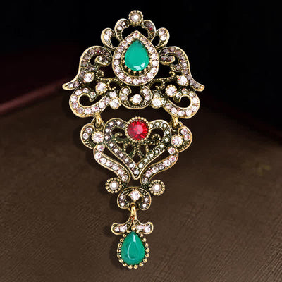 Women's Classical Waterdrop Banquet Brooch