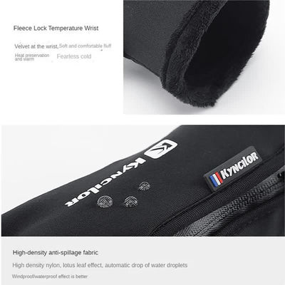 Outdoor Cycling Waterproof Zipper Tactical Gloves