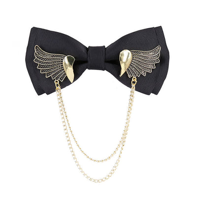 Men's Golden Wing Chain Bow Tie