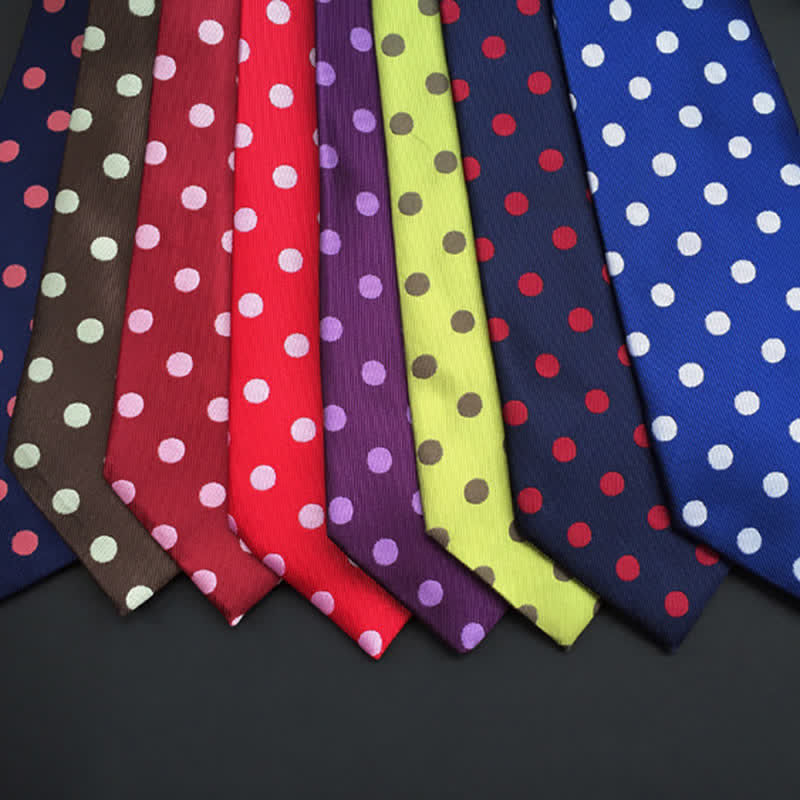 Men's Polka Dots Necktie