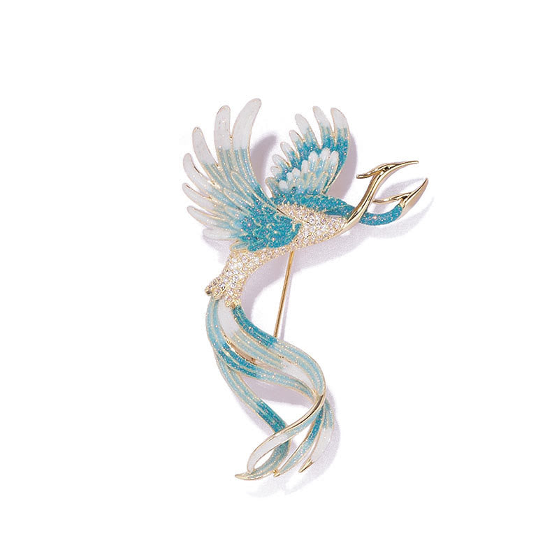 Women's Flying Two Headed Phoenix Brooch