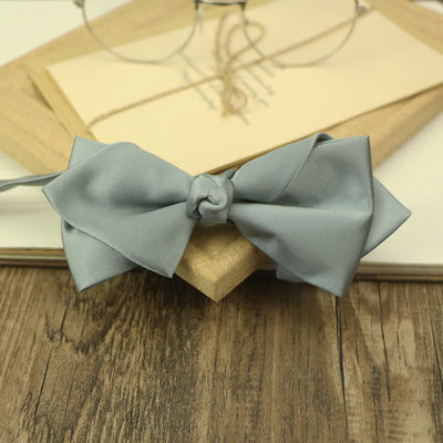 Men's Two Tone Colour Blocking Bow Tie